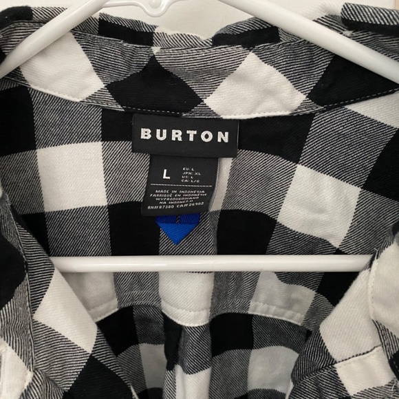 Burton Checked Flannel Shirt Sz. L - Picture 2 of 3